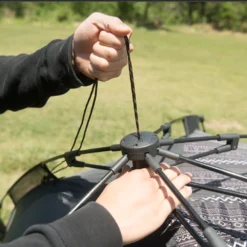 KZM Easy Up Sun Shelter -Trail Camp Shop installation