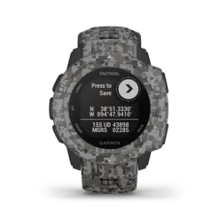 Garmin Instinct Tactical Camo GPS Smartwatch -Trail Camp Shop instinct tractical camo graphite image 02