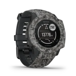 Garmin Instinct Tactical Camo GPS Smartwatch -Trail Camp Shop instinct tractical camo graphite image 03