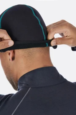 Rab Powerstretch Beanie - Black/Red Logo 7 Rab Powerstretch Beanie - Black/Red Logo -Trail Camp Shop qaa 11 pic02