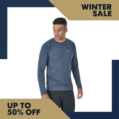 Rab Force LS Tee - Steel