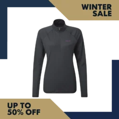 Rab Pulse LS Zip Women's Ebony