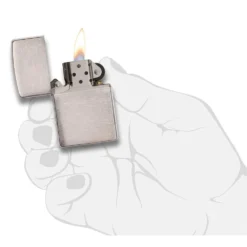 Zippo 200 Classic Brushed Chrome - Refillable Windproof Lighter -Trail Camp Shop zippo 200 2