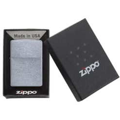 Zippo 207 Classic Street Chrome - Refillable Windproof Lighter -Trail Camp Shop zippo 207 1