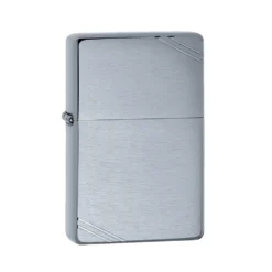 Zippo 230 Brushed Chrome Vintage With Slashes - Refillable Windproof Lighter -Trail Camp Shop zippo 230 2